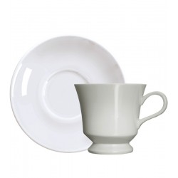 Xicara 80ml Para Café Capri Com Pires Porcelana Germer